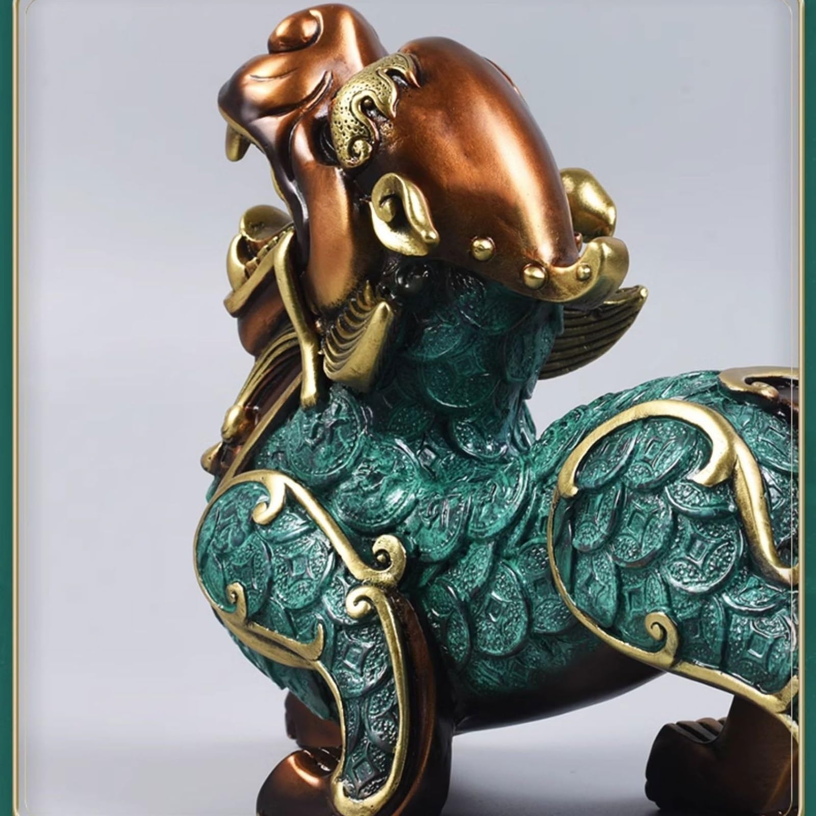 銅制 静思達磨仏像 創意 応接間 事務室風水 造景 装飾品 工芸